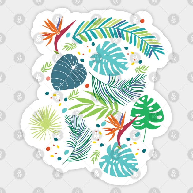 Tropical Vibes Sticker by mrsmauve